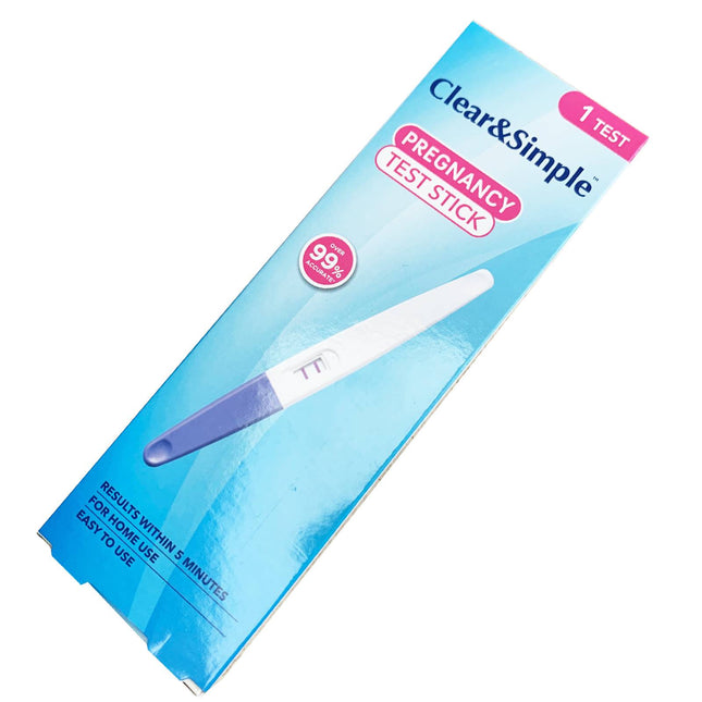 Clear & Simple Pregnancy Test Single