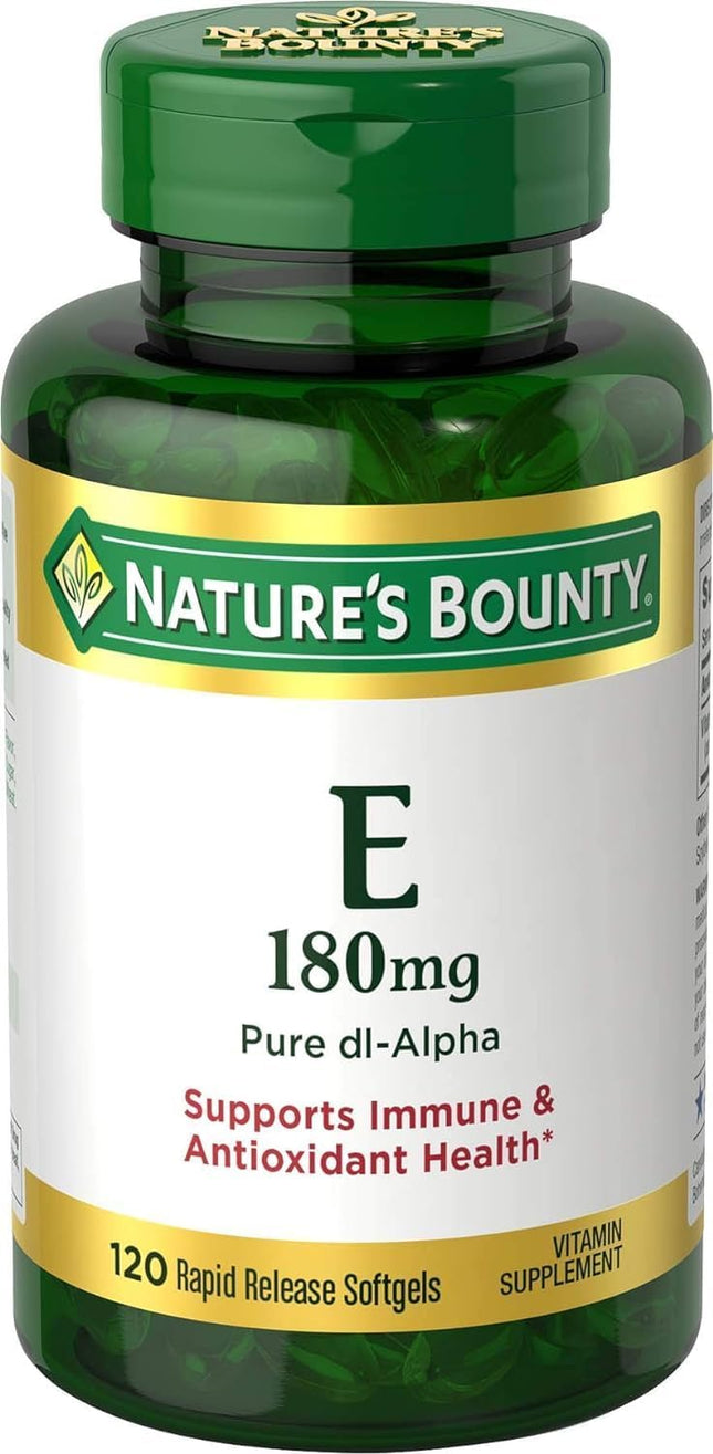 Nature's Bounty Vitamin E Softgels 120s