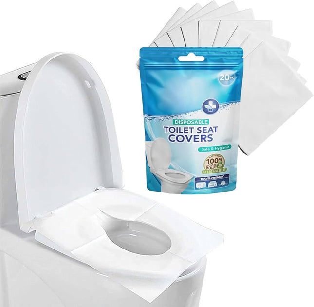 Hygienics Disposable Toilet Seat Covers 20pk