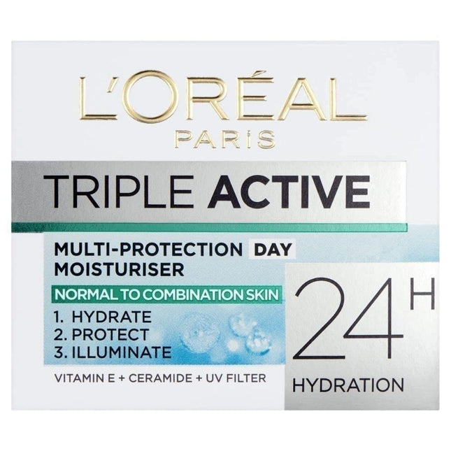 L'oreal Triple Active Day Moisturiser Normal 50ml