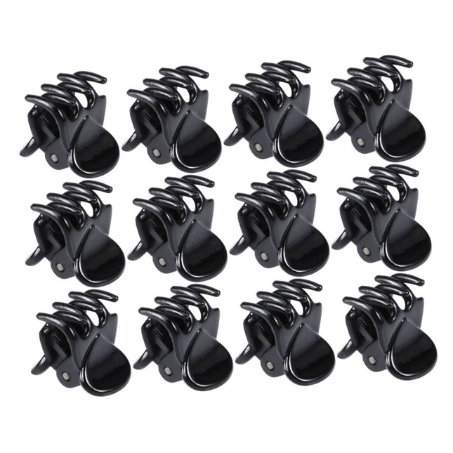 Glamafied Black Mini Clips 8pk