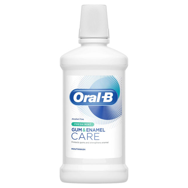 Oral B Mouth Wash Fresh Mint Gum 500ml