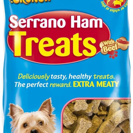 Munch & Crunch Serrano Ham & Beef Dog Treats 175g