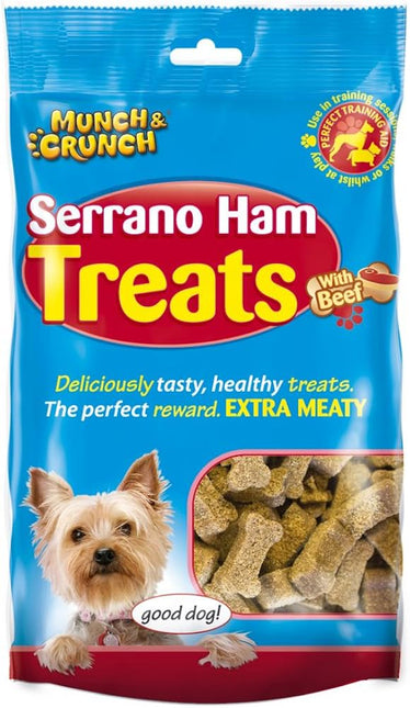 Munch & Crunch Serrano Ham & Beef Dog Treats 175g