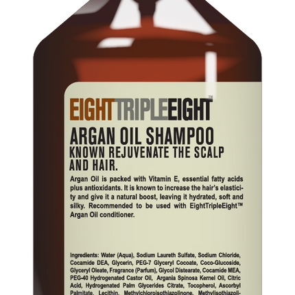 TRIPLE EIGHT SHAMPOO ARGAN OIL 1 LITRE