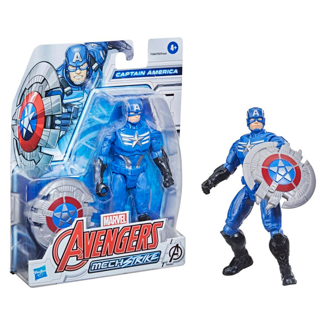 Marvel Avengers Mech Strike Captain America Figurine