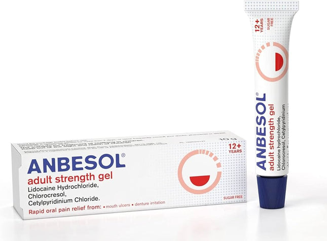 Anbesol Adult Strenght Gel 12+ 10g