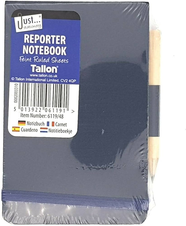 Reporter Notebook & Pencil