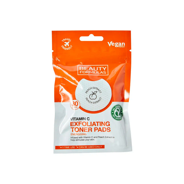 Beauty Formulas Vitamin C Exfoliating Toner Pads 30's