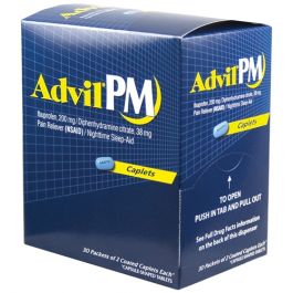 Advil PM Caplets 200mg 30pk 2's