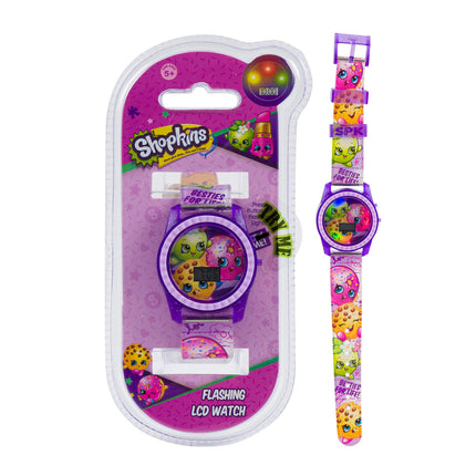 Shopkins Flashing LCD Kids Watch