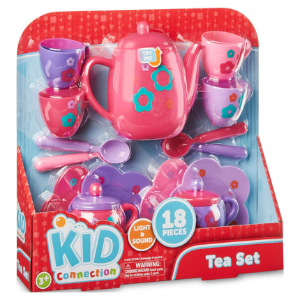 Kid Connection Tea Play Set with Light & Sound 18pcs