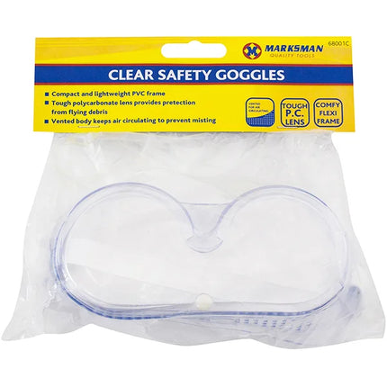Marksman Clear Safety Goggles