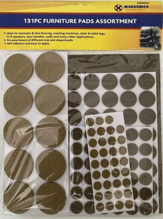 Marksman Furniture Pads Assortment 131pc