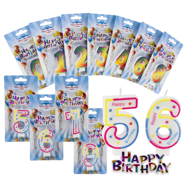 Happy Birthday Candles Assorted