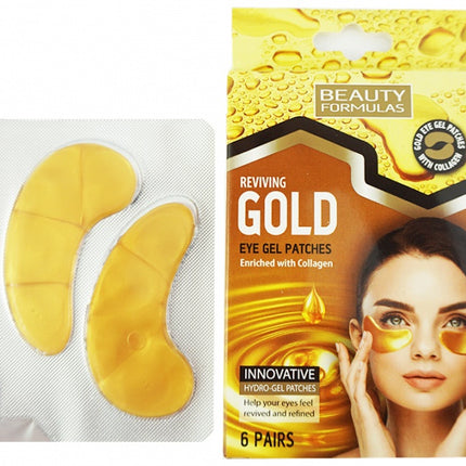 Beauty Formulas Gold Hydro Gel Under Eye Patches 6's