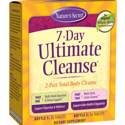 Nature's Secret 7-Day Ultimate Cleanse 2-Bottle