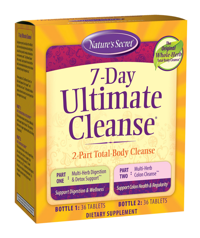 Nature's Secret 7-Day Ultimate Cleanse 2-Bottle