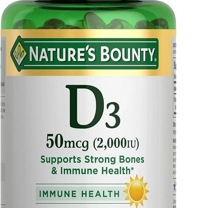 Nature's Bounty D3 2000iu Softgels 350's
