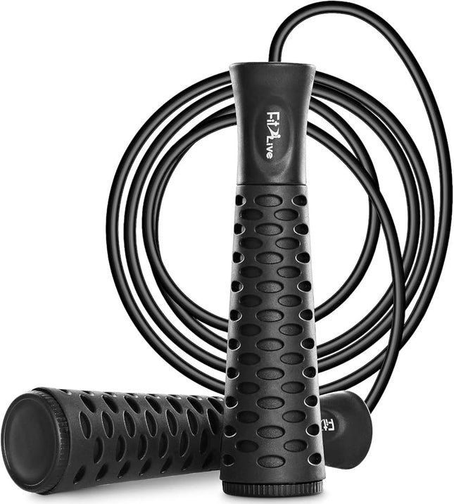 Fit2Live Metal & Rubber Skipping Rope 9ft