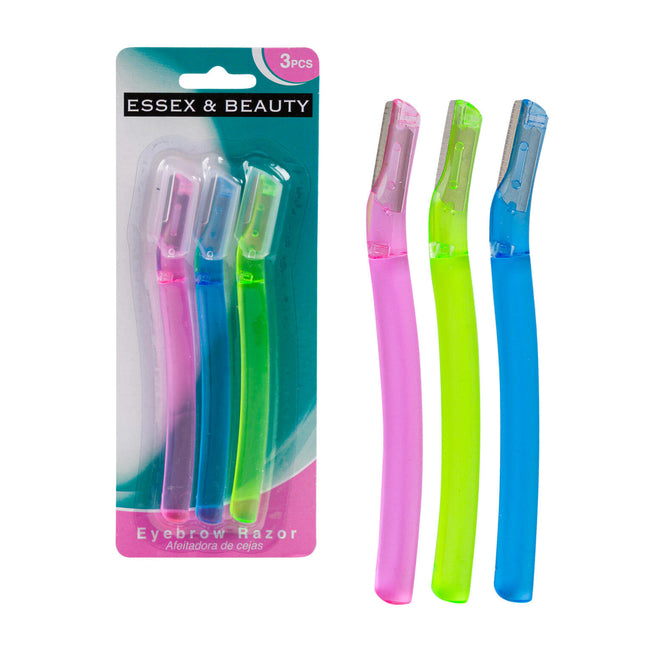 Essex Beauty Eyebrow Razor 3pk