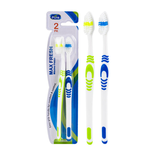 All Pure Toothbrush Adult 2pcs