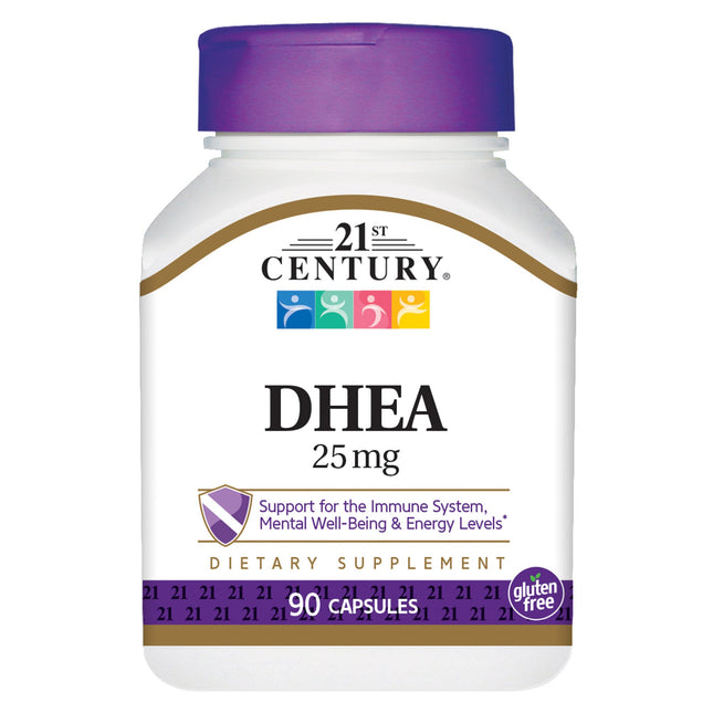 21st Century DHEA 25mg Caps 90's
