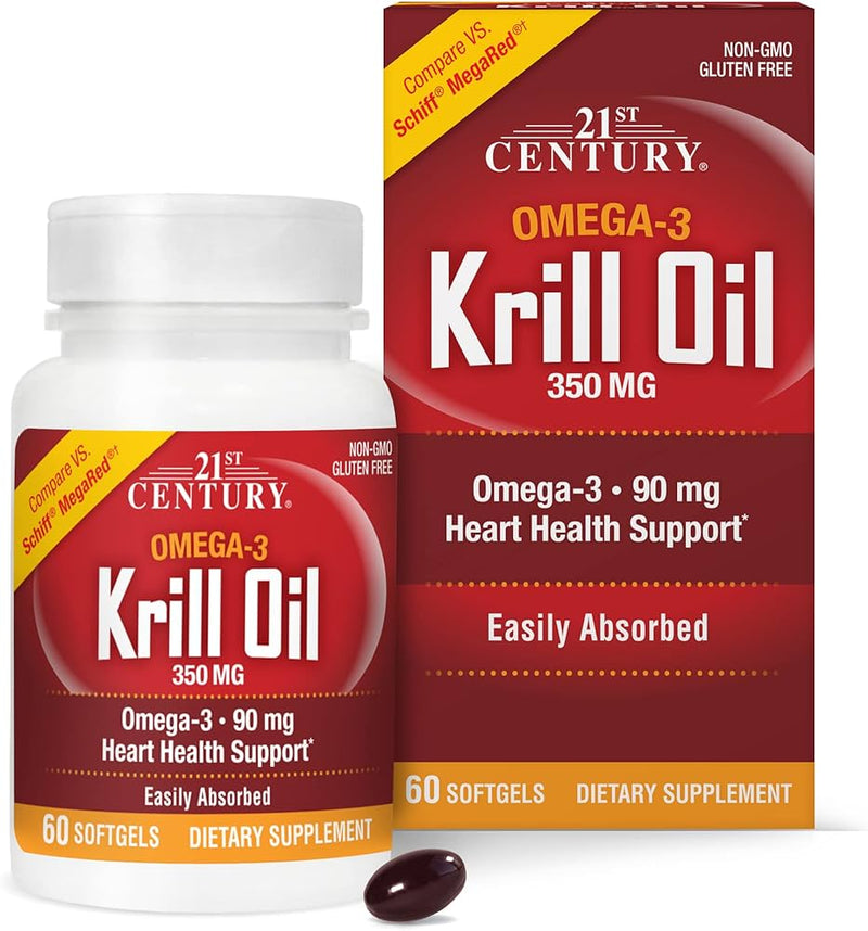 21st Century Krill Oil 350mg 60softgels