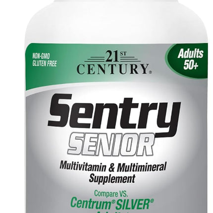 21 CENTURY SENTRY SENIOR MULTIVITAMIN 125TABS