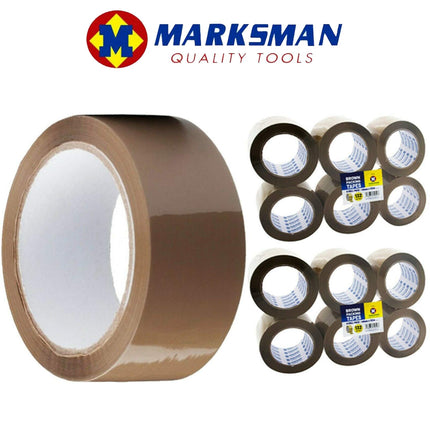 Marksman Brown Packing Tape 48mm x 66m (Single)