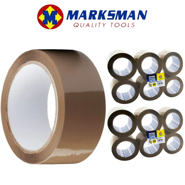 Marksman Brown Packing Tape 48mm x 66m (Single)