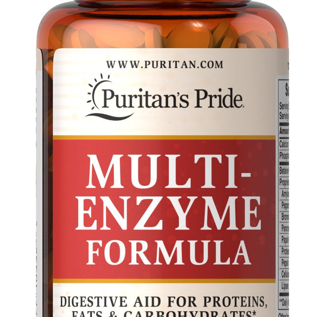 Puritan's Pride Multi-Enzyme Formula Tablets 100's