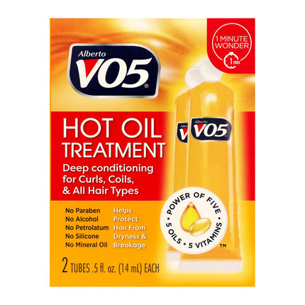 Alberto VO5 Hot Oil Tube Moisturizing Treatment .5oz