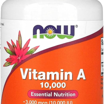 NOW Vitamin A 10000iu Softgels 100's
