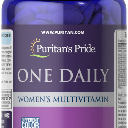 Puritan's pride One Daily Women's Multivitamin Caplets 100's