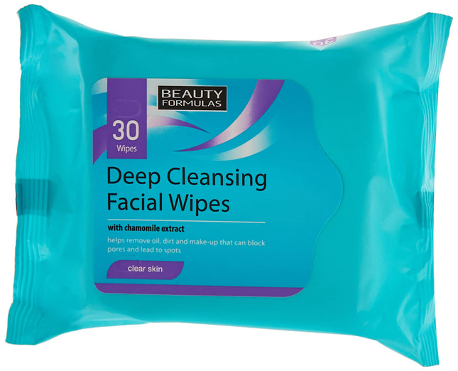 Beauty Formulas Facial Wipes Deep Cleansing 30's