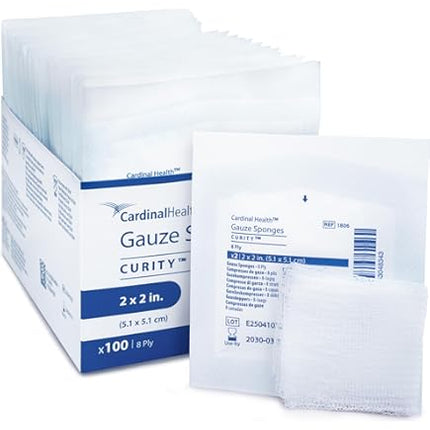 Curity 2"x 2" Sterile Gauze Pads 4 Ply