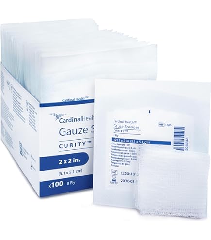 Curity 2"x 2" Sterile Gauze Pads 4 Ply