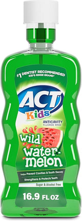 Act Kid Anticavity Fluoride 0.05% Rinse Wild Watermelon 16.9oz