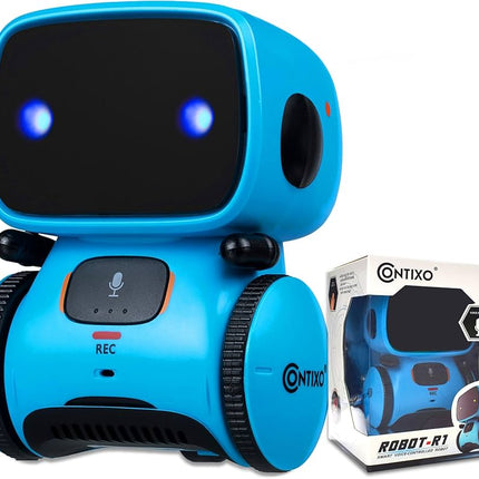 Contixo Kids Smart Toy Mini Robot Blue