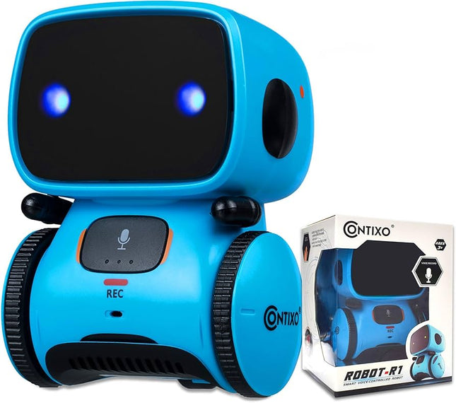 Contixo Kids Smart Toy Mini Robot Blue