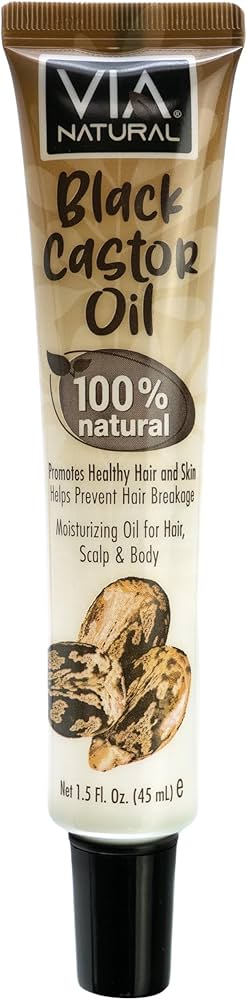 Via Natural Black Castor Oil 1.5oz