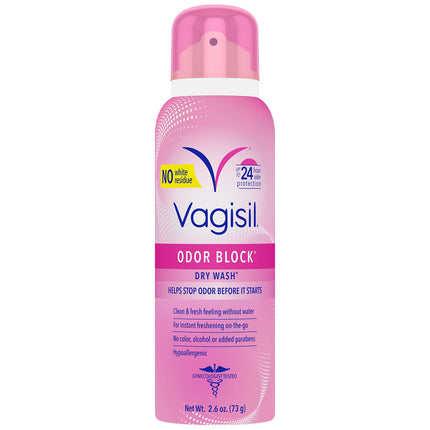 Vagisil Dry Wash Odor Block Spray 2.6oz