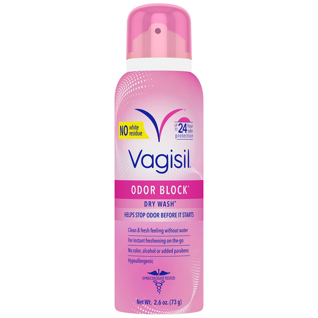 Vagisil Dry Wash Odor Block Spray 2.6oz