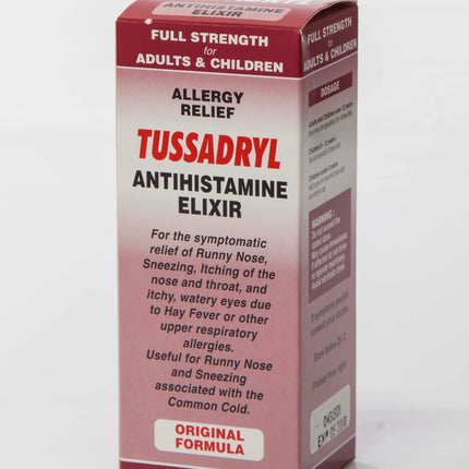 Tussadryl Antihistamine Elixir 100ml (per ml)