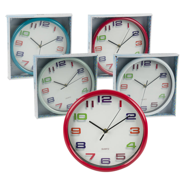 Simply Home Plastic Wall Clock