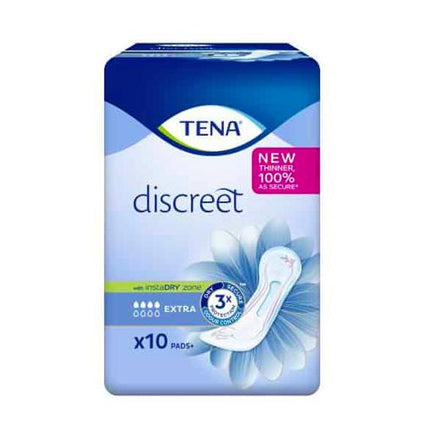 Tena Discreet Extra Pads 10's