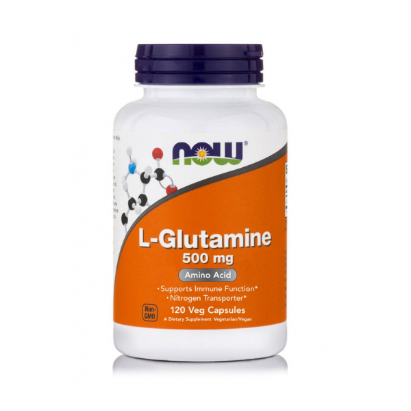 NOW L-Glutamine 500mg Capsules 120s