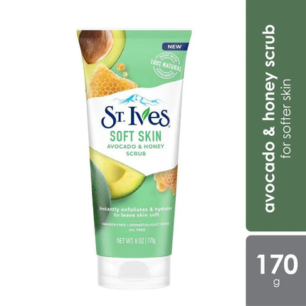 St. Ives Soft Skin Scrub  Avocado & Honey6oz