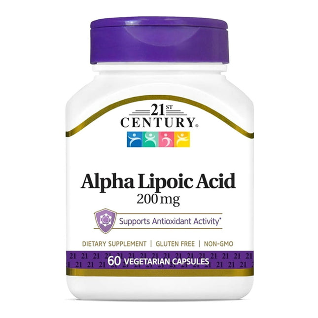 21st Century Alpha Lipoic Acid 200mg Capsules 60ct